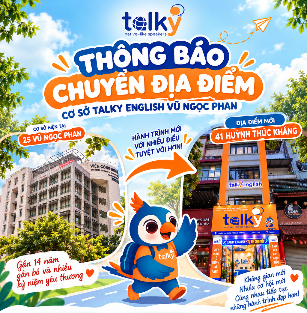 Talky English Moves to a New Home1